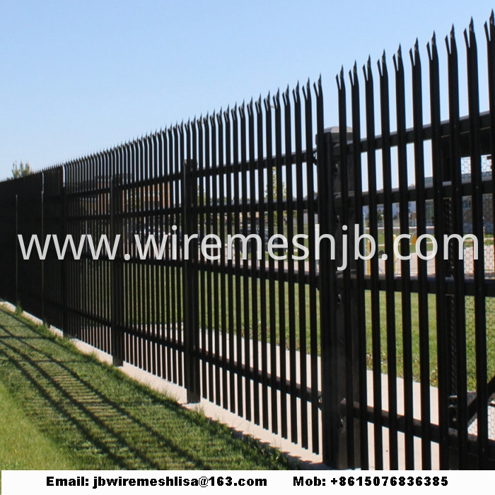 Powder Coated And Galvanized Palisade Fence Panels